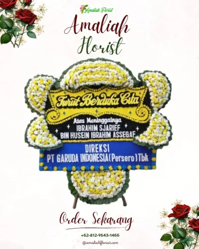 Papan Bunga Duka di Probolinggo